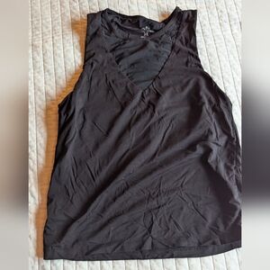 Klassy Network Brami Mesh Cutout Tank XL Black